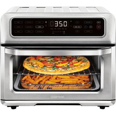 image of Chefman - Toast-Air 6-Slice Convection Toaster Oven + Air Fryer - Silver with sku:bb21626377-6426010-bestbuy-chefman