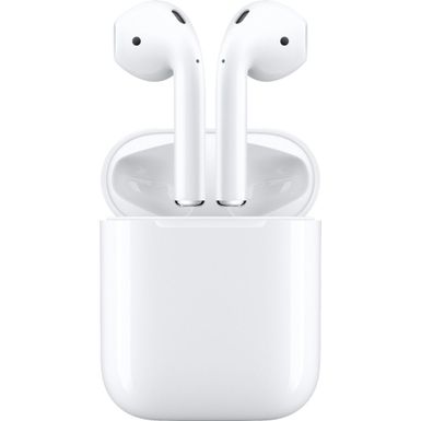 image of Apple - AirPods with Charging Case (Latest Model) - White with sku:mv7n2am/a-mv7n2am/a-abt