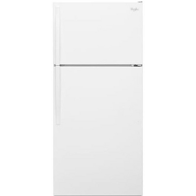 image of Whirlpool Ada 28" White Top-freezer Refrigerator with sku:wrt104tfwh-abt