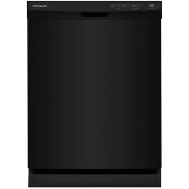 image of Frigidaire 24" Black Built-In Dishwasher with sku:ffcd2418ub-electronicexpress