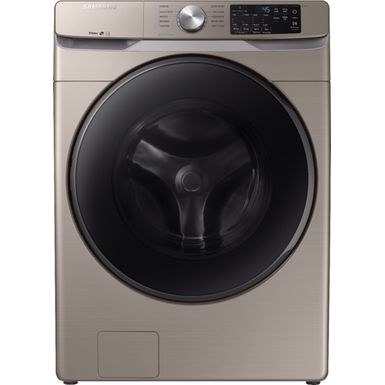 image of Samsung - 4.5 cu. ft. 10-Cycle High-Efficiency Front Load Washer with Steam - Champagne with sku:bb21179967-6323149-bestbuy-samsung