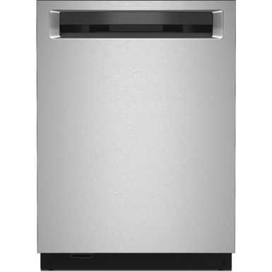 image of KitchenAid - Top Control Built-In Dishwasher with Stainless Steel Tub, FreeFlexâ„¢ Third Rack, 44dBA - Stainless Steel With PrintShield Finish with sku:bb21479157-6398209-bestbuy-kitchenaid