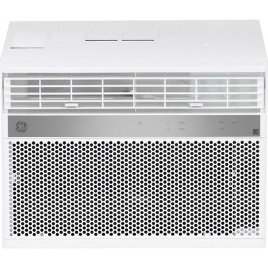 image of GE - 350 Sq. Ft. 8,000 BTU Smart Window Air Conditioner - White with sku:bb21423459-6390680-bestbuy-ge