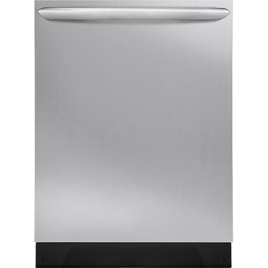 image of Frigidaire - Gallery 24" Tall Tub Built-In Dishwasher - Stainless Steel with sku:fgid2466ss-fgid2466qf-abt