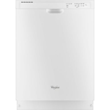 image of Whirlpool - 24" Tall Tub Built-In Dishwasher - White with sku:wdf520padwh-wdf520padw-abt