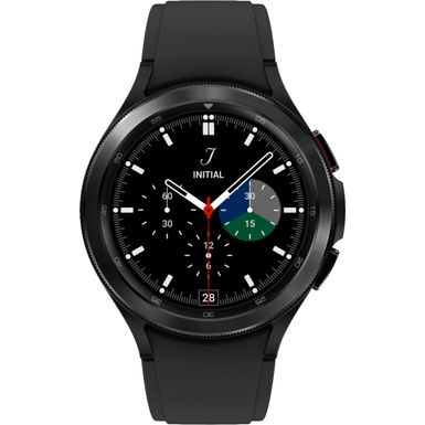 image of Samsung - Galaxy Watch4 Classic Stainless Steel Smartwatch 46mm BT - Black with sku:bb21779314-6464608-bestbuy-samsung