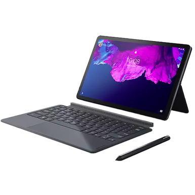 image of Lenovo Tab P11 + Pen + Keyboard Bundle, 11.0" IPS Touch  400 nits, 4GB, 128GB, Android 10 with sku:za7r0242us-len-len
