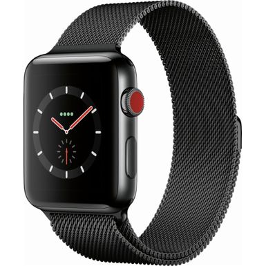 apple watch 42mm milanese loop space black