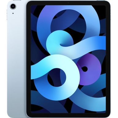 image of Apple - iPad Air (2020) - 4th Gen - Wi-Fi - 64GB - Sky Blue with sku:bb21044697-5985620-bestbuy-apple