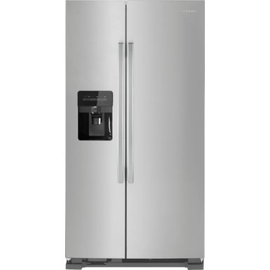 image of Amana - 24.5 Cu. Ft. Side-by-Side Refrigerator - Stainless Steel with sku:asi2575grss-asi2575grs-abt