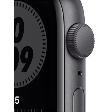 apple watch nike  space gray aluminum case with black nike sport loop