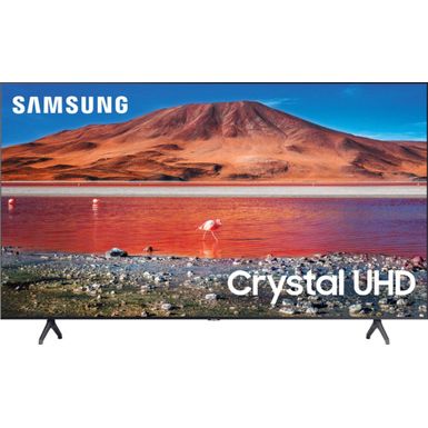image of Samsung - 50" Class 7 Series LED 4K UHD Smart Tizen TV with sku:un50tu7000-un50tu7000fxza-abt