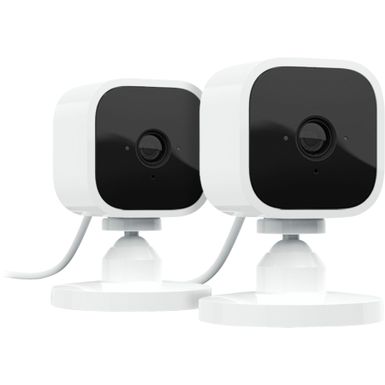 image of Blink - Mini Indoor 1080p Wi-Fi Security Camera (2-Pack) - White with sku:bb21489131-6401019-bestbuy-amazon