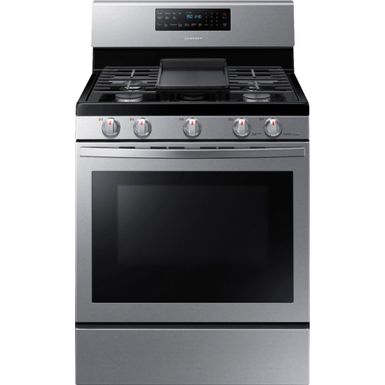 Samsung 5.8 Cu. Ft. Freestanding Gas Convection Range with Air Fry Stainless steel