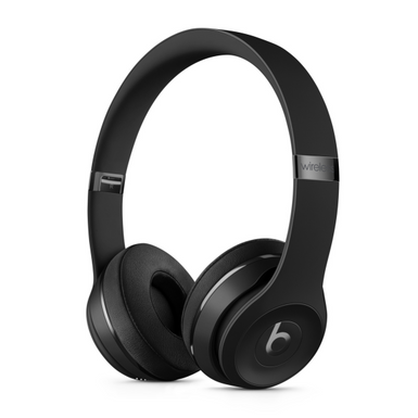image of Beats Solo3 On-Ear Bluetooth Headphones Matte Black with sku:mx432ll/a-streamline