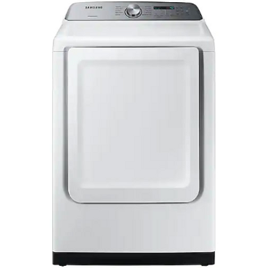 image of Samsung - 7.4 Cu. Ft. 10-Cycle Gas Dryer - White with sku:bb21179387-6322990-bestbuy-samsung