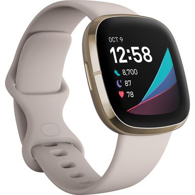 image of Fitbit - Sense Advanced Health Smartwatch - Soft Gold with sku:bb21626371-6425998-bestbuy-fitbit