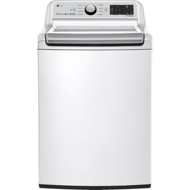 image of LG - 5.0 Cu. Ft. 8-Cycle Top-Loading Washer with 6Motion Technology - White with sku:bb21161808-6321755-bestbuy-lg