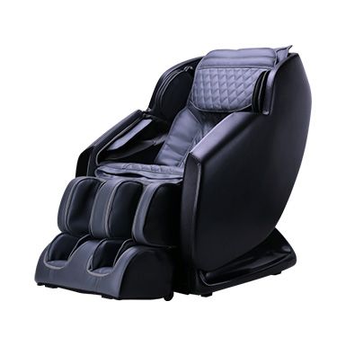 image of Ergotec Neptune Massage Chair, Black & Grey with sku:et-150-2990-coz