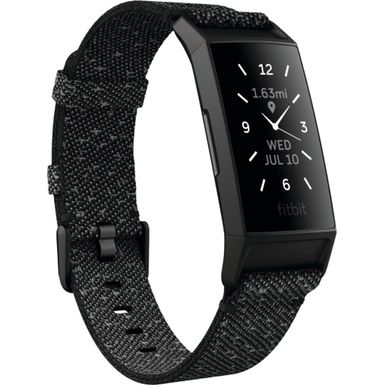 image of Fitbit - Charge 4 Activity Tracker GPS + Heart Rate - Granite Reflective with sku:bb21522569-6405748-bestbuy-fitbit