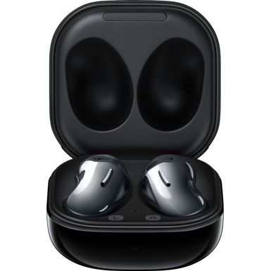 image of Samsung - Galaxy Buds Live True Wireless Earbud Headphones - Black with sku:bb21614144-6422916-bestbuy-samsung