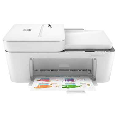 image of HP - DeskJet 4155e Wireless All-In-One Inkjet Printer with 6 months of Instant Ink Included with HP+ - White with sku:dj4155e-electronicexpress