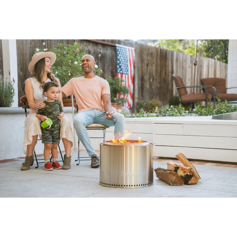 Solo Stove - Bonfire Wood Burning Fire Pit - Silver