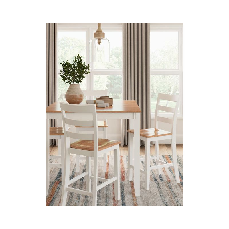 Gesthaven Counter Height Dining Table and 4 Barstools (Set of 5)