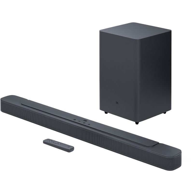 JBL - 2.1 Channel Soundbar with Wireless Subwoofer - Black