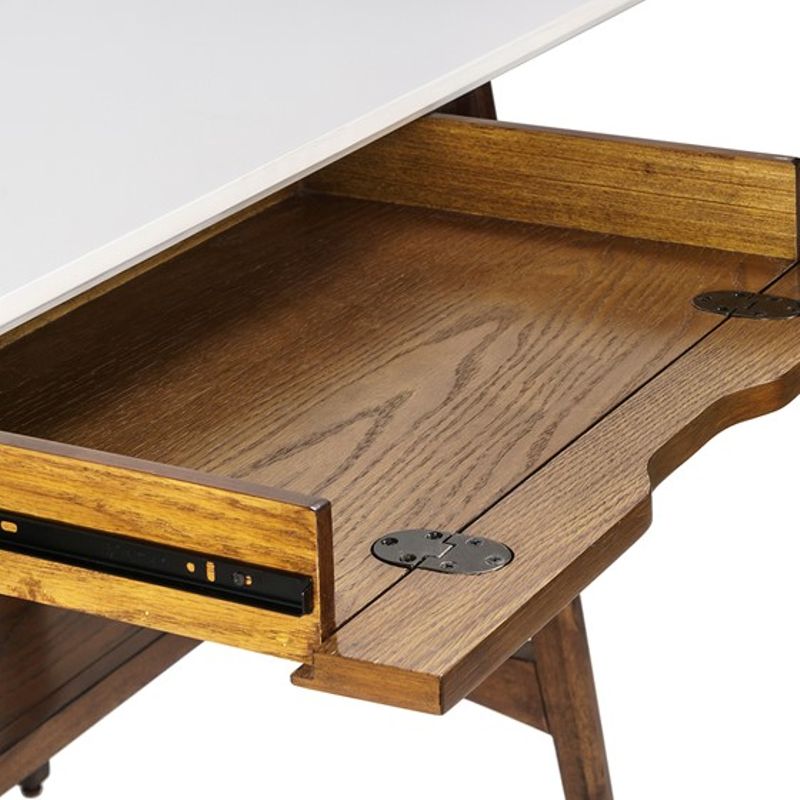 Off-White, Pecan Parker Desk