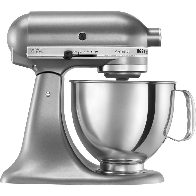 KitchenAid Artisan Series 5 Quart Tilt-Head Stand Mixer - KSM150PSCU - Contour Silver