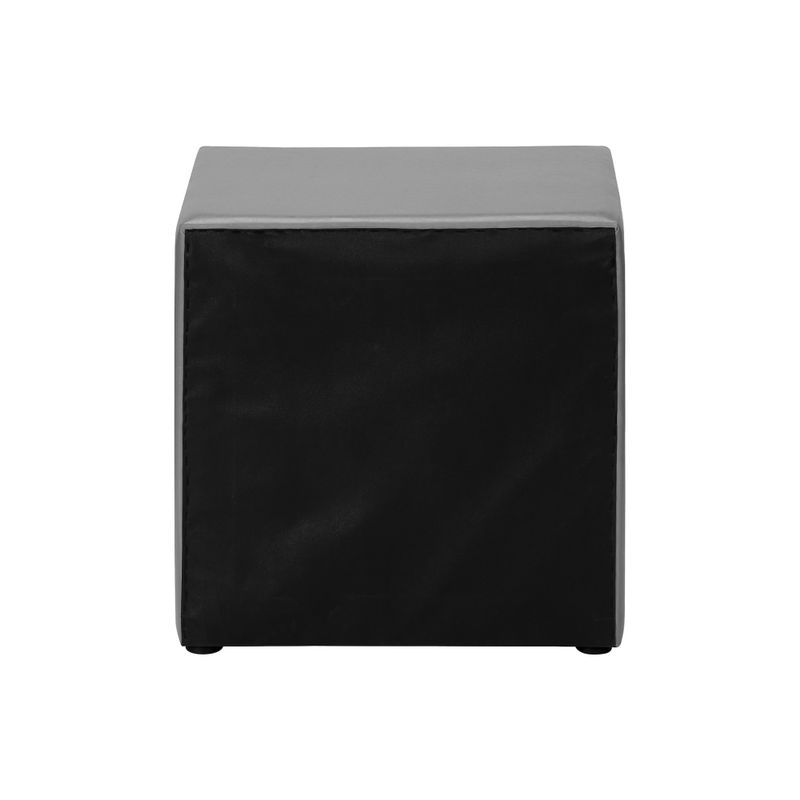 Bedroom Accent/ Nightstand/ End/ Side/ Lamp/ Storage Drawer/ Bedroom/ Upholstered/ Pu Leather Look/ Grey/ Transitional