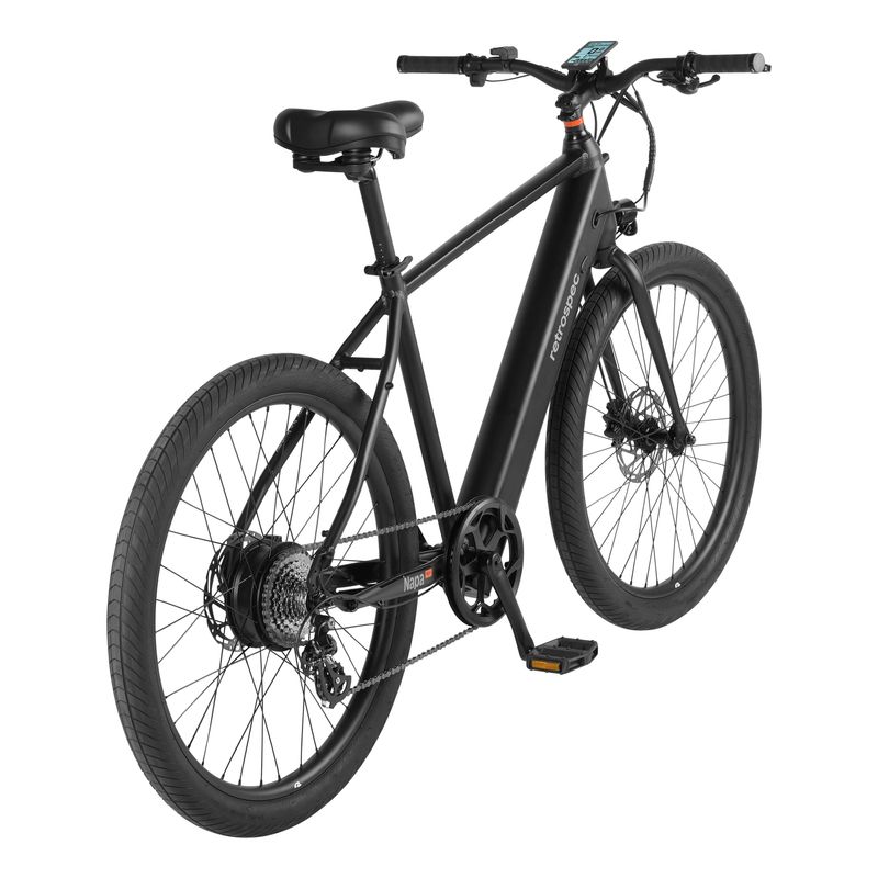 Napa Rev Fitness Hybrid Electric Bike - 21" Large Matte Black