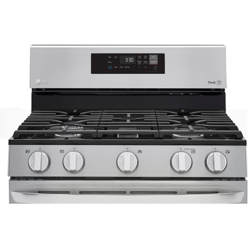 LG 5.8-Cu. Ft. Gas Smart Range with EasyClean, Stainless Steel