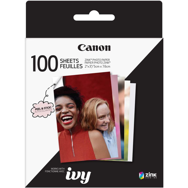 Canon - ZINK Glossy Photo 2" x 3" 100-Count Paper