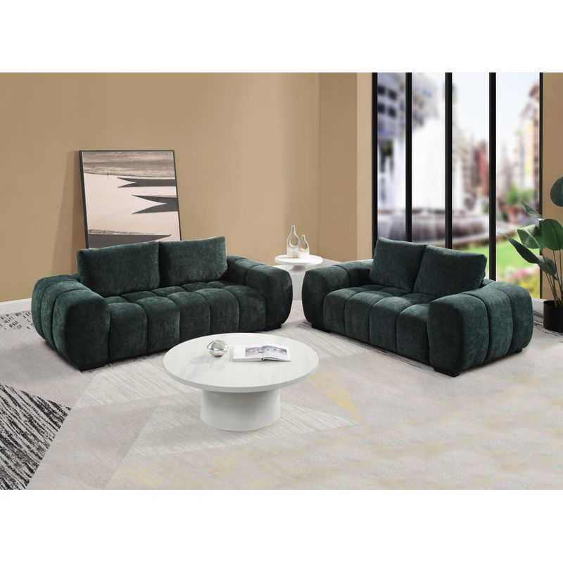 ACME Ferrand Sofa in Green Chenille