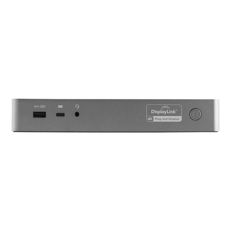 StarTech.com USB-C USB-A Dock Hybrid Universal Laptop Docking Station with 100W Power Delivery Dual Monitor 4K 60Hz HDMI DisplayPort 4x USB 