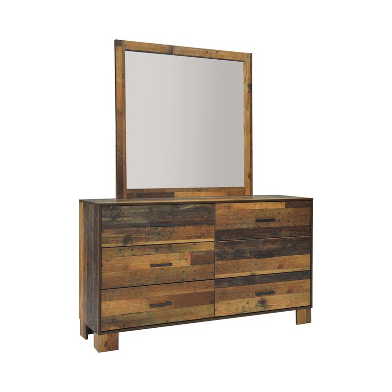 Sidney 6-drawer Dresser Rustic Pine