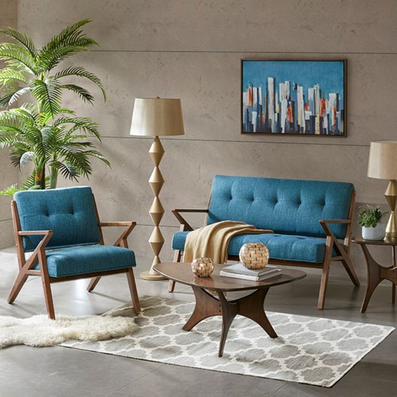 Blue Rocket Loveseat