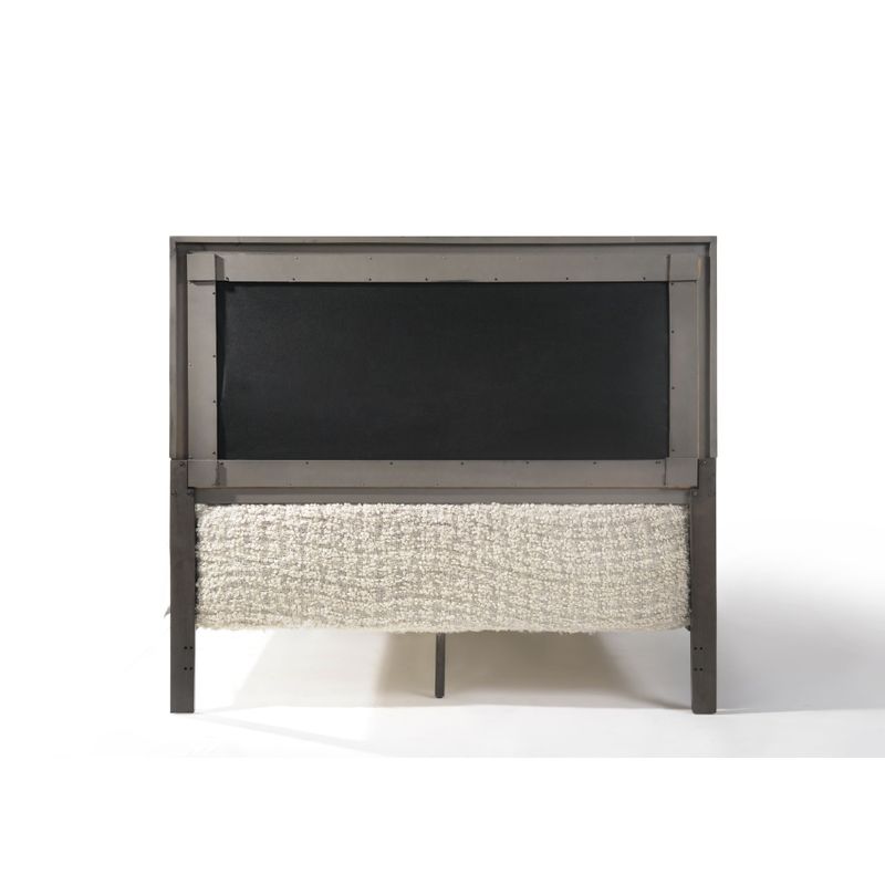 ACME Carine II Eastern King Bed, Fabric & Gray