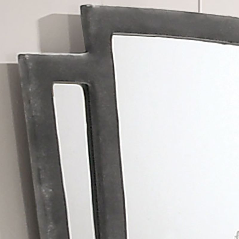 Transitional Mirror in Gray