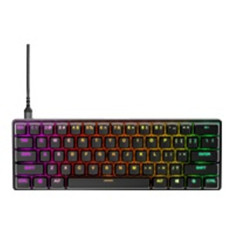 SteelSeries - Apex Pro Mini 60% V2 Wired Mechanical OmniPoint Adjustable HyperMagnetic Gaming Keyboard with Rapid Tap - Black