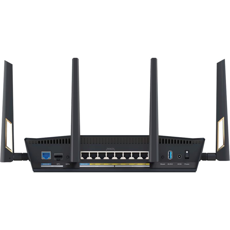 ASUS - BE7200 Dual-band WiFi 7 Router - Black