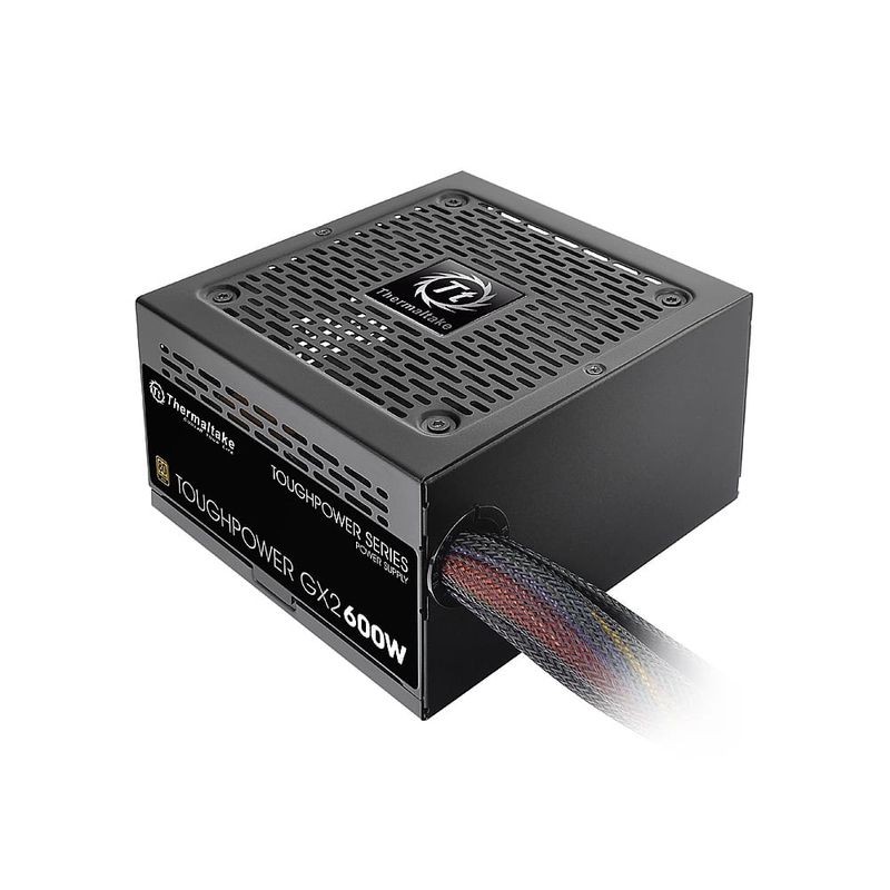 Thermaltake - Toughpower GX2 600W 80 PLUS Gold ATX Power Supply - Black