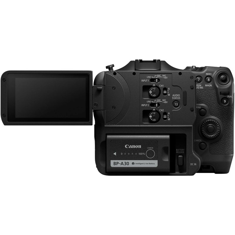 Canon - EOS C70 4K Video Mirrorless Cinema Camera with RF24-70 f/2.8 L IS USM Lens - Black