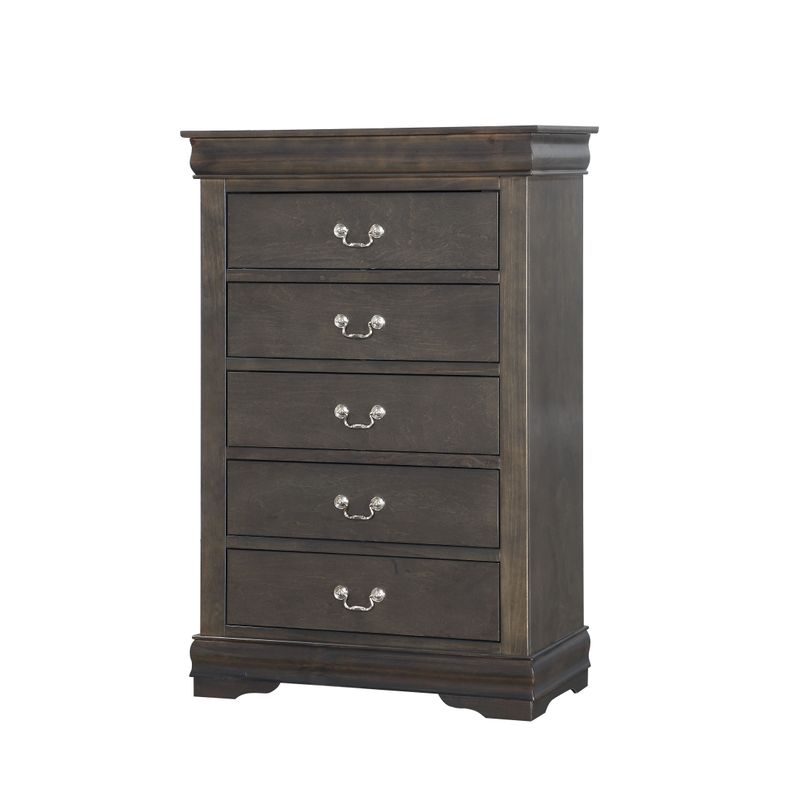 ACME Louis Philippe Chest, Dark Gray