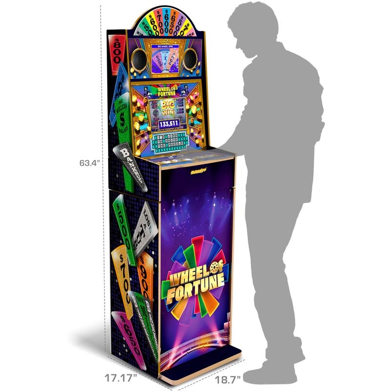 Arcade1Up - Wheel of Fortune Casinocade Deluxe Arcade Game - purple