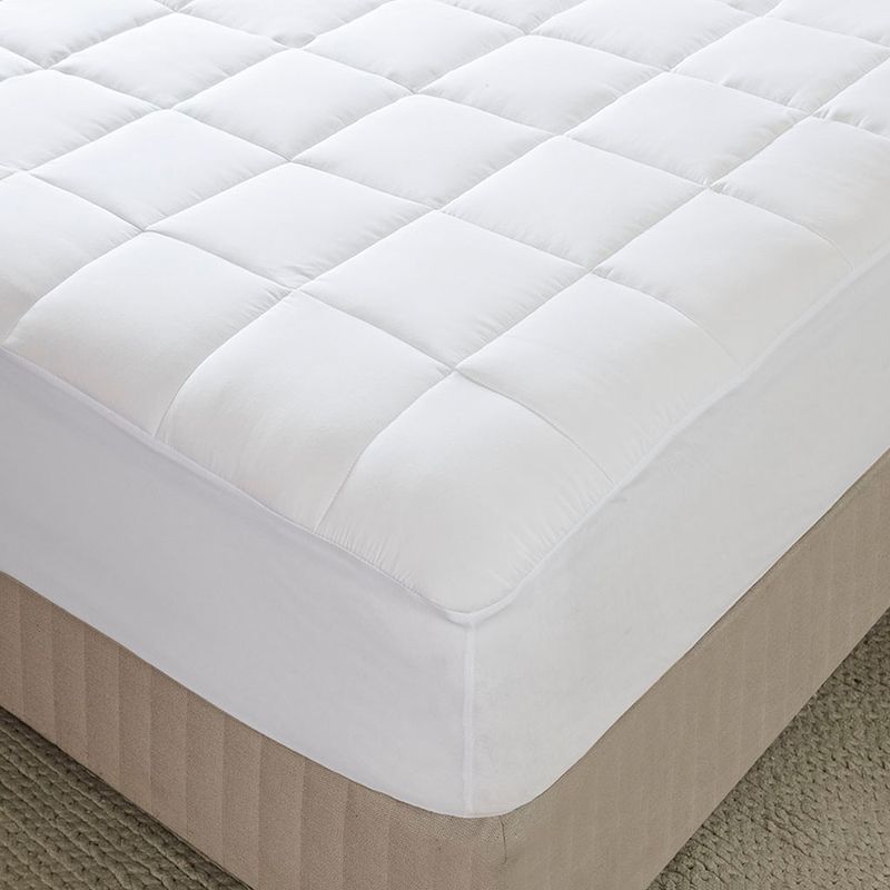 White Highline 3M Microfiber Mattress Pad Twin