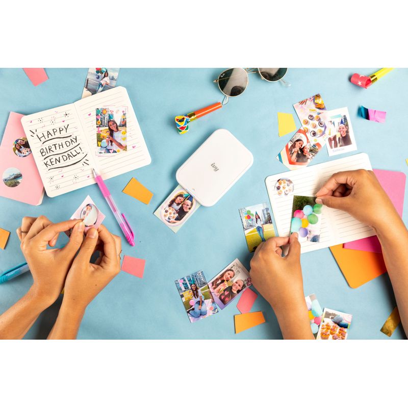 Canon - IVY 2 Mini Photo Printer - Pure White