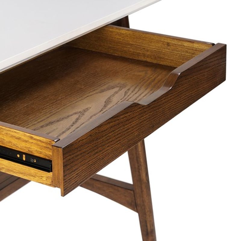 Off-White, Pecan Parker Desk